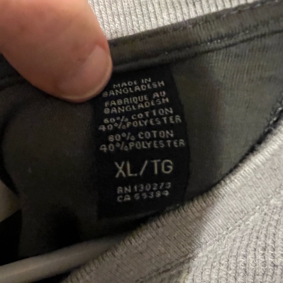 Men’s Wrangler Authentics 3 Button waffle knit long sleeve Henley - Picture 5 of 6